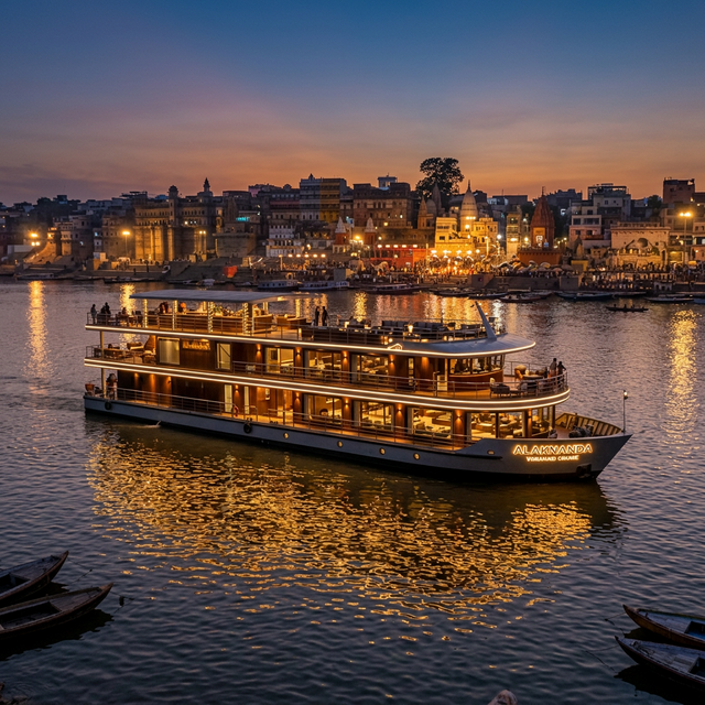 Luxury River Cruise Alaknanda in Varanasi